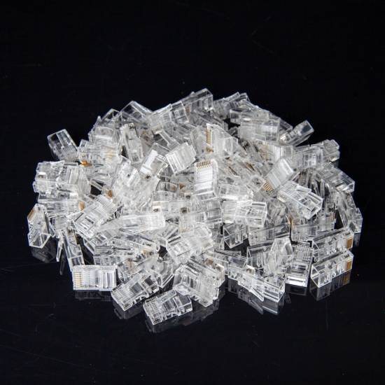 Wtyk modularny RJ45 8p8c kat.5e na drut 100szt Unitek Y-OT18TP