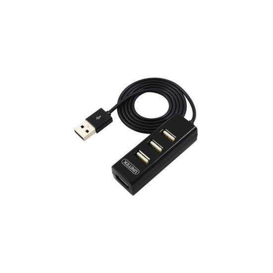 Hub USB2 x4 pasywny Unitek Y-2140 czarny