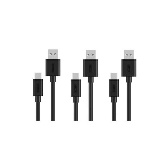 Kabel USB micro USB 3 szt.Unitek Y-C4008BK