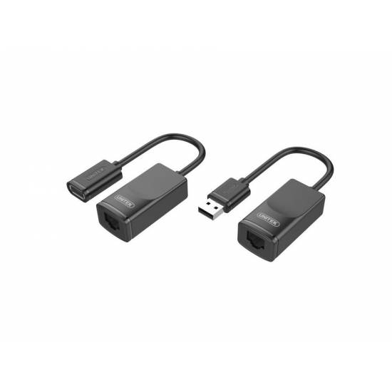Kabel USB 1.1 A-A przedłużacz UTP 60m Unitek Y-UE01001