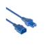 Kabel zasilania C14 - C15 1,2m AK5305 niebieski