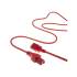 Kabel zasilania C14 - C15 2,0m AK5308 czerwony