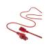 Kabel zasilania C14 - C15 5,0m AK5336 czerwony