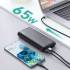 Powerbank 20000mAh 2xUSB-C USB-A do laptopa mini PD 65W QC Aukey PB-Y37