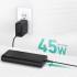 Powerbank 20000mAh 2xUSB-C USB-A do laptopa mini PD 65W QC Aukey PB-Y37