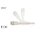 Patch cord F-FTP kat. 6A AWG 32/7 TPE-LSZH zginany 2,0m szary Digitus DK-1632-A-020B