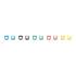 Klips do wtyku RJ45 100szt mix Digitus A-CC-M