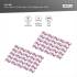 Klips do wtyku RJ45 100szt purpurowy Digitus A-CC-MG