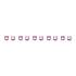 Klips do wtyku RJ45 100szt purpurowy Digitus A-CC-MG