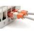 Klips do wtyku RJ45 100szt pomarańczowy Digitus A-CC-O