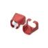 Klips do wtyku RJ45 100szt czerwony Digitus A-CC-R