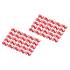 Klips do wtyku RJ45 100szt czerwony Digitus A-CC-R