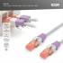 Klips do wtyku RJ45 100szt fioletowy Digitus A-CC-VI