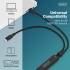 Kabel USB C 2w1 140W ładujacy 1,8m Digitus AK-300170-018-S