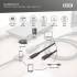 Kabel USB C - USB C 3.1 przedłużacz 0,7m Digitus AK-300210-007-S