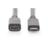 Kabel USB C - USB C 2.0 przedłużacz 2,0m Digitus AK-300210-020-S