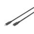 Kabel USB C - USB C 2.0 przedłużacz 2,0m Digitus AK-300210-020-S