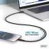 Kabel USB 2.0 USBA - USB-C 60W czarny 1,0m silikonowy Digitus AK-300340-010-S
