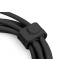 Kabel USB 2.0 USBA - USB-C 60W czarny 1,0m silikonowy Digitus AK-300340-010-S