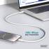 Kabel USB 2.0 USBA - USB-C 60W biały 2,0m silikonowy Digitus AK-300340-020-W