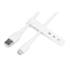 Kabel USB 2.0 USBA - USB-C 60W biały 2,0m silikonowy Digitus AK-300340-020-W