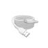 Kabel USB 2.0 USBA - USB-C 60W biały 2,0m silikonowy Digitus AK-300340-020-W
