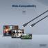 Kabel USB 2.0 USB-C - USB-C 60W czarny 1,0m silikonowy Digitus AK-300341-010-S