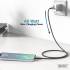 Kabel USB 2.0 USB-C - USB-C 60W czarny 1,0m silikonowy Digitus AK-300341-010-S