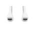 Kabel USB 2.0 USB-C - USB-C 60W biały 0,5m silikonowy Digitus AK-300341-005-W
