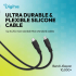 Kabel USB 4.0 ver.2.0 USB-C - USB-C 240W 80Gbs 8K@60Hz czarny 1,5m silikonowy Digitus AK-300350-015-S