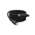 Kabel USB 4.0 ver.2.0 USB-C - USB-C 240W 80Gbs 8K@60Hz czarny 1,5m silikonowy Digitus AK-300350-015-S