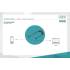 Kabel USB 2.0 C - USB C spiralny Digitus AK-300431-006-S