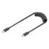 Kabel USB 2.0 C - USB C spiralny Digitus AK-300431-006-S