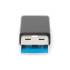 Adapter USB-C żeńskie -> USB 3.0 A męskie Digitus AK-300524-000-S
