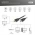 Kabel HDMI 1.4 M/M 4K@30Hz 5,0m Digitus AK-330107-050-S