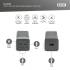 Ładowarka sieciowa GaN USB A x2 USB-C x2 PD 150W Digitus DA-10181
