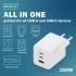 Ładowarka sieciowa zasilacz 100W GaN II USB-A x1 USB-C x2 Digitus DA-10304