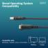 Konwerter USB 2.0 -> RS-232 chipset FTDI FT232RNL kabel 1,8m Digitus DA-70172