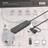 Hub USB 3.0 x4 adapter USB-C kabel 1,2m Digitus DA-70236