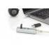 Hub USB2 x3 + karta sieciowa ethernet z USB C Digitus DA-70253