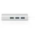 Hub USB-C -> USB 3.0 x3 RJ45 Gigabit Digitus DA-70255