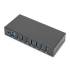 Hub USB 3.0 7-portowy przemysłowy metalowa obudowa aktywny Digitus DA-70258-1