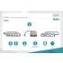 Hub USB-C -> USB 3.0 x2 HDMI x2 4K RJ45 PD 100W Digitus DA-70884