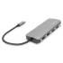 Hub USB-C -> USB 3.0 x2 HDMI x2 4K RJ45 PD 100W Digitus DA-70884