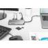 Hub USB-C -> USB 3.0 x2 HDMI x2 4K RJ45 PD 100W Digitus DA-70884