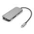 Hub USB-C -> USB 3.0 x2 HDMI x2 4K RJ45 PD 100W Digitus DA-70884