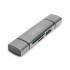 Czytnik kart SD/microSD USB-A/USB-C + port USB 3.0 Digitus DA-70886