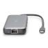 Stacja dokująca USBC 8-portów HDMI 4K x2 RJ45 USB 3.2 x2 USBC PD 100W czytnik kart Digitus DA-70915