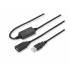 Kabel USB 2.0 A-A przedłużacz 15m aktywny Digitus DA-73101