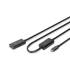 Kabel USB 3.2 USB-C -> USB-C 5G przedłużacz 10m aktywny Digitus DA-73109